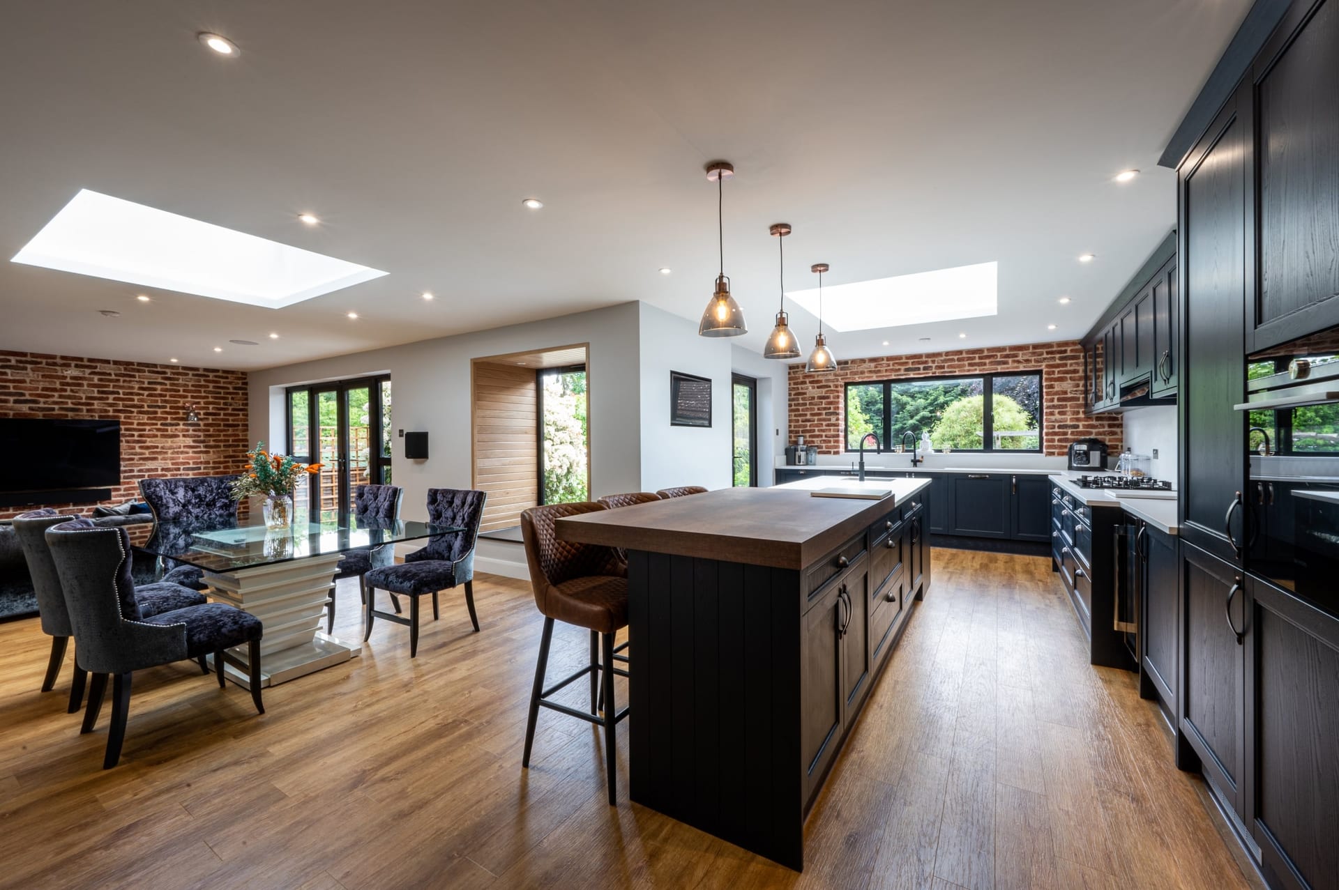 Luxurious refurbished kitchen interior