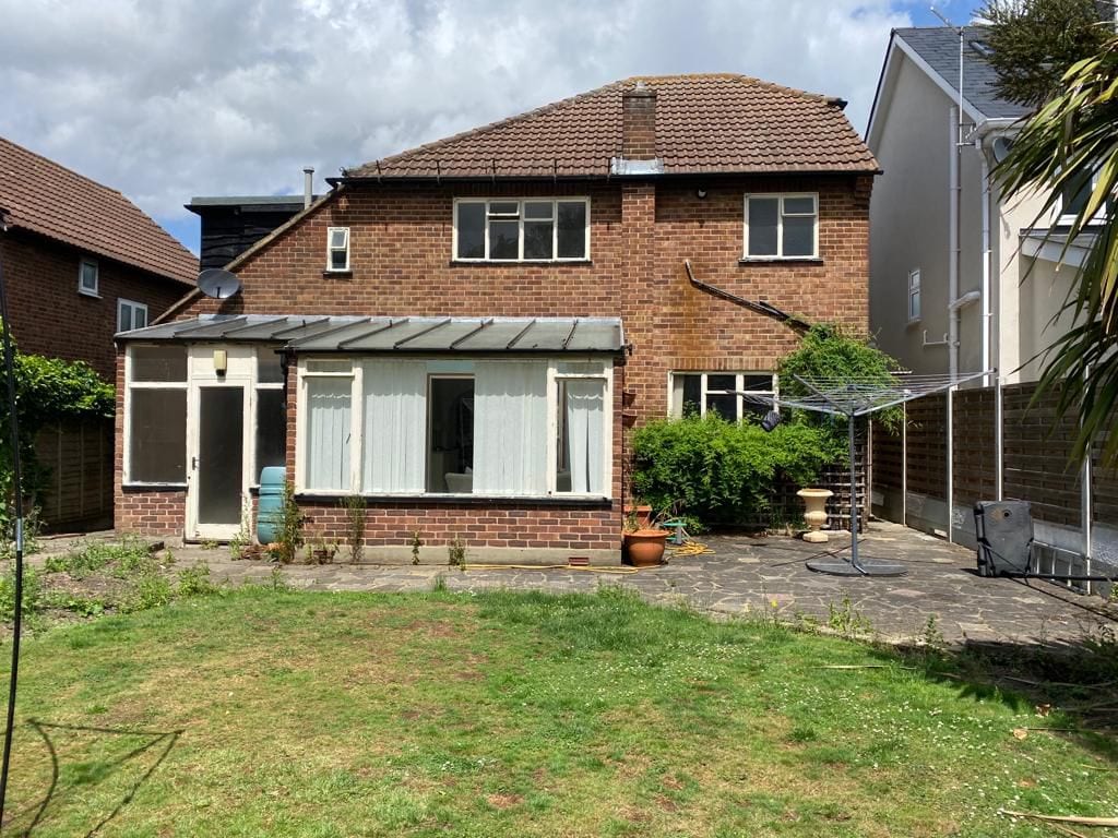 Brentwood I — Rear Elevation - Before