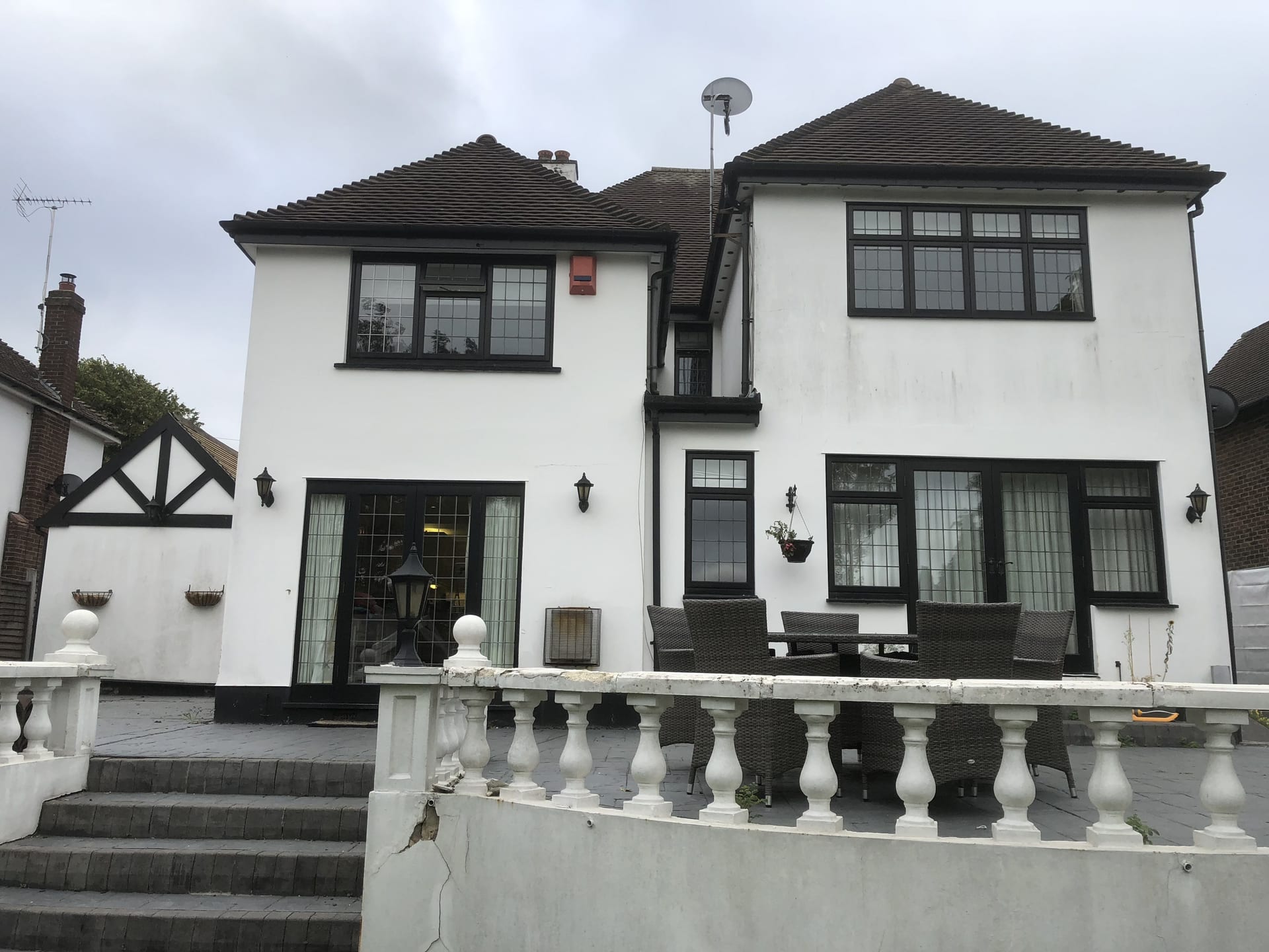 Brentwood III — Rear Elevation - Before