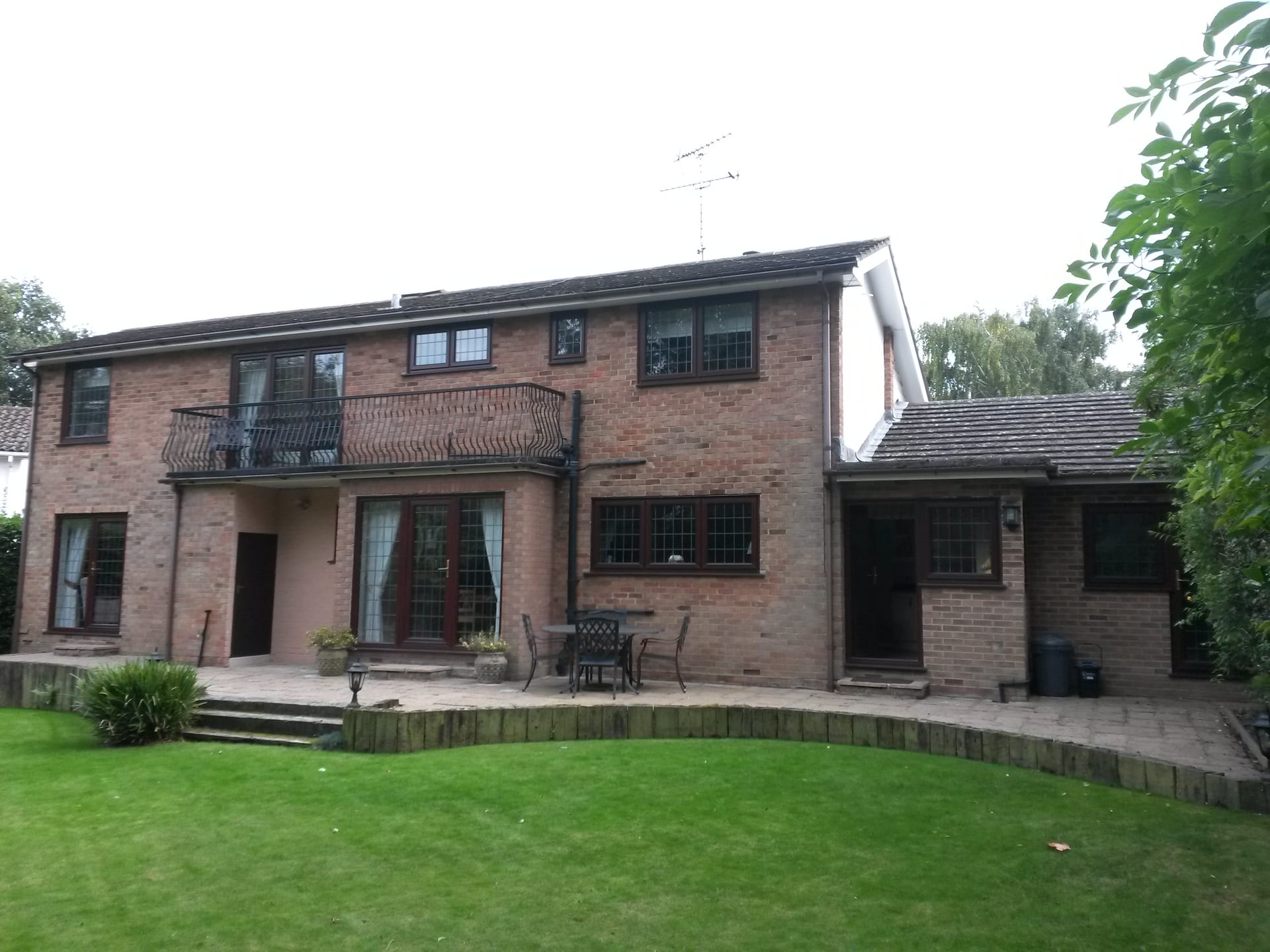Hutton V — Rear Elevation - Before