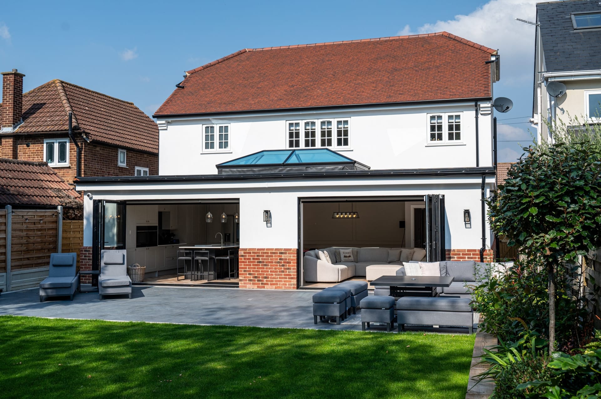 Stunning rear extension with modern landscaping