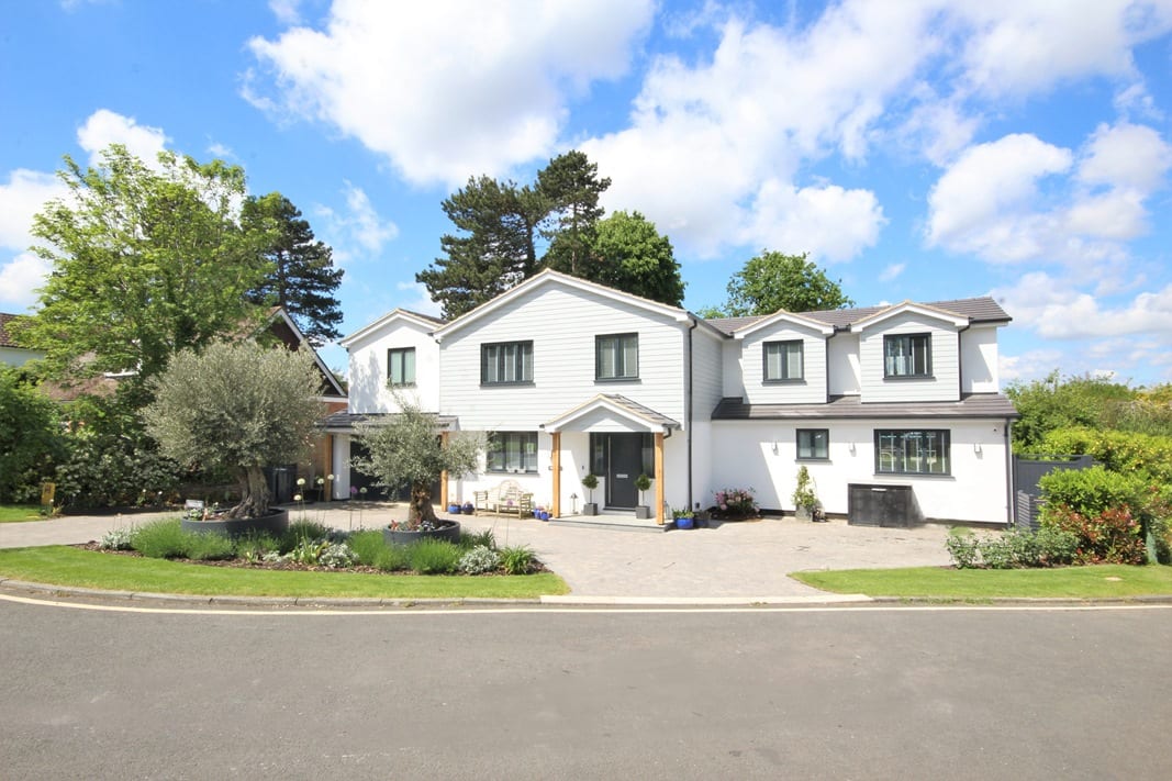 Hutton V — Front exterior, extension & refurbishment in Hutton, Essex