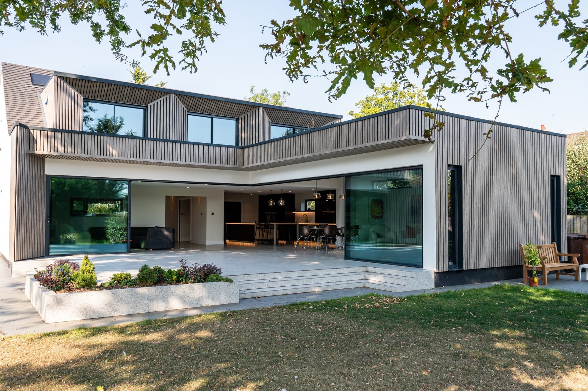 Contemporary timber-clad architecture